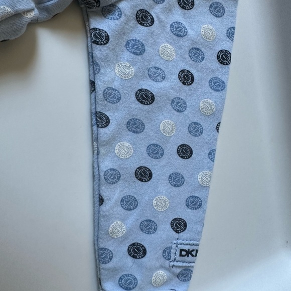 DKNY BABY 6-9 months Boys blue long sleeve quilted snap up outerwear - Picture 9 of 15